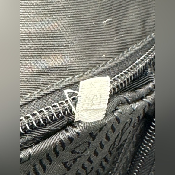 Prada - Authentic - Black Canvas Shoulder Bag / Tote - Picture 15 of 15